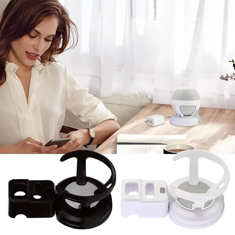 

Wall Mount Holder For Echo Dot 4 Space Saving Storage Stand Electronic Device Organization Accessories Tidy Room Without Messy