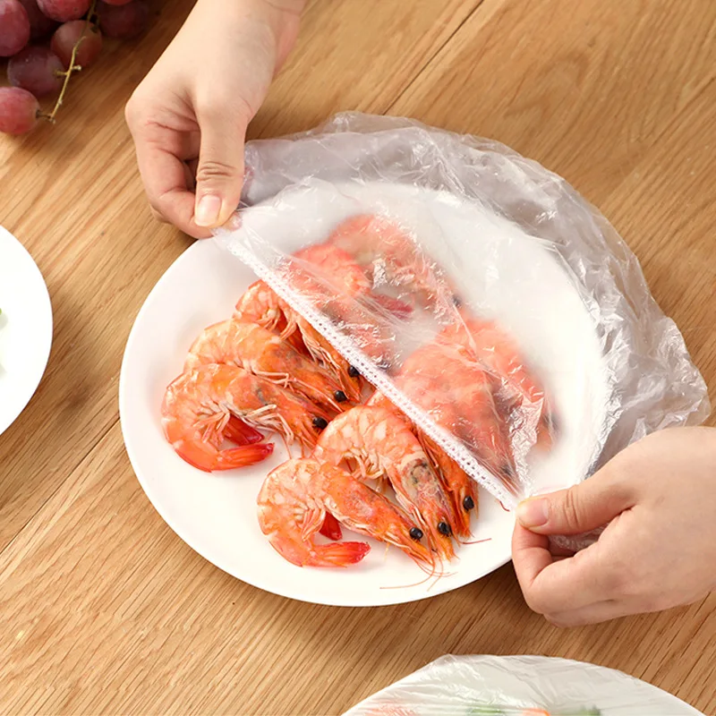 

Food Cover Keeping Fruit Fresh Storage Plastic Kithchen 20/50/100pcs Disposable Organization Bags Bag Fridge Vegetable