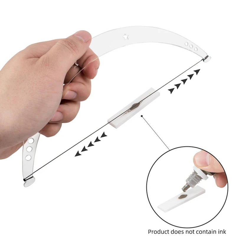 Микроблейдинг Перманентная линейка для макияжа лук и стрела нанесения