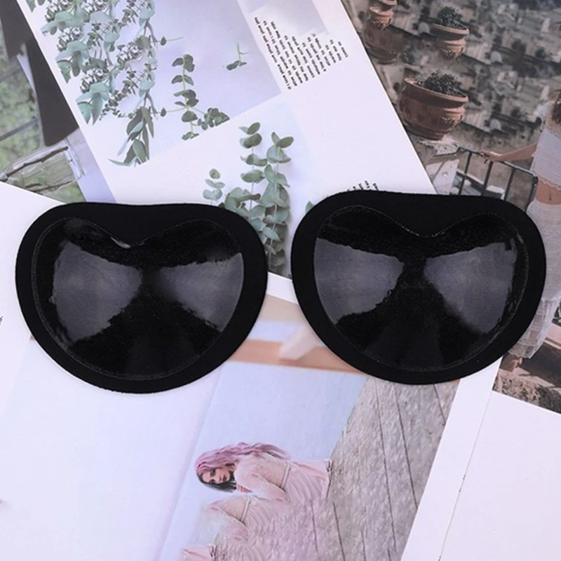 

New style Self-adhesive Silicone Bra Women's Triangle Heart Chest Pads Push Up Sticky Bra