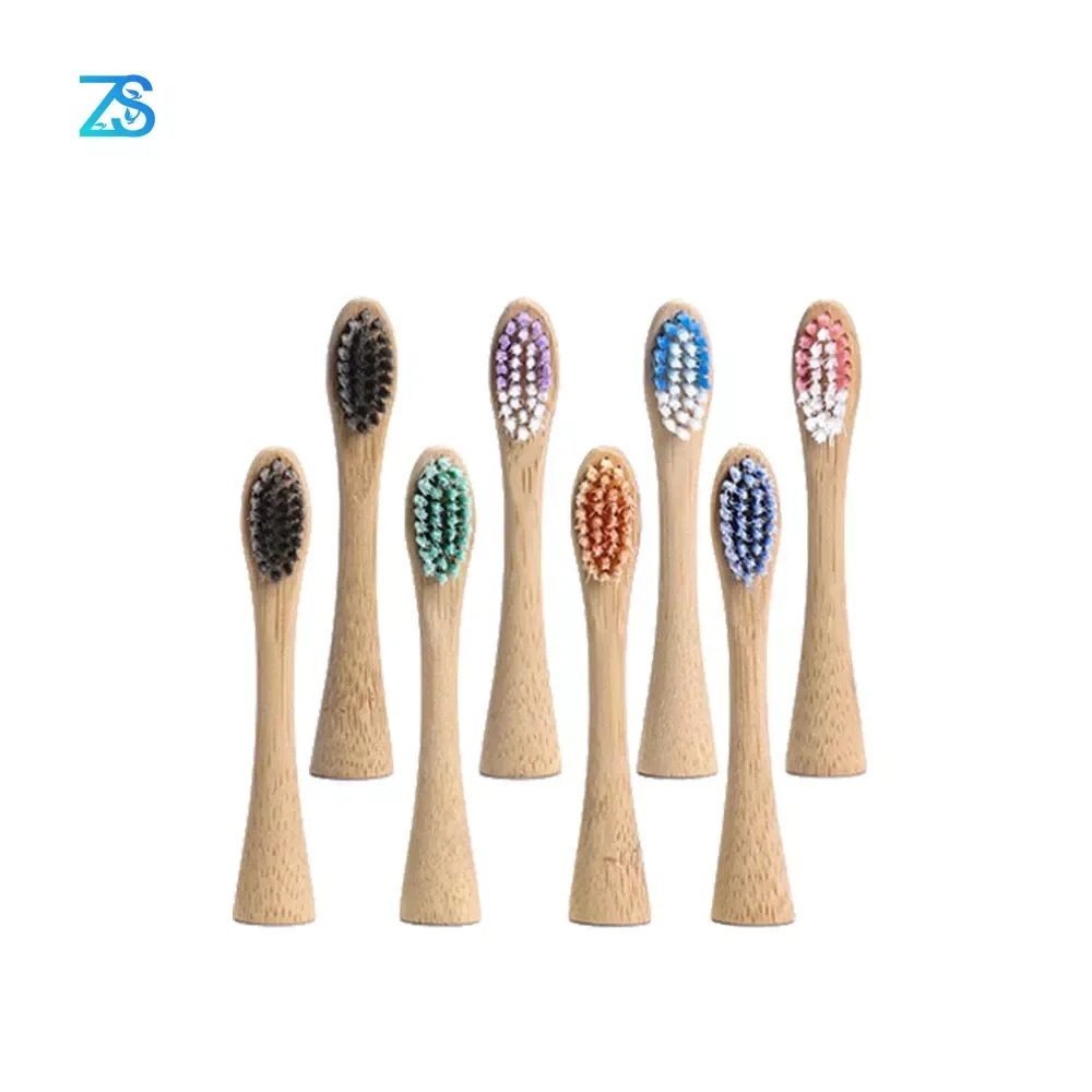 

[ZS] Biodegradable Bamboo Charcoal Bristles Replacement Electric Toothbrush Brush Heads for Philips HX/3/6/9