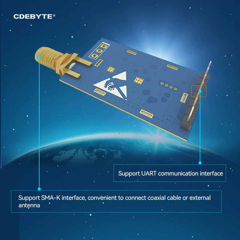 E34-2G4D27D nRF24L01+ Ebyte Full Duplex High-Speed Transmission 27dBm 5km ISM2.4GHz GFSK Wireless Transceiver and Receiver IoT