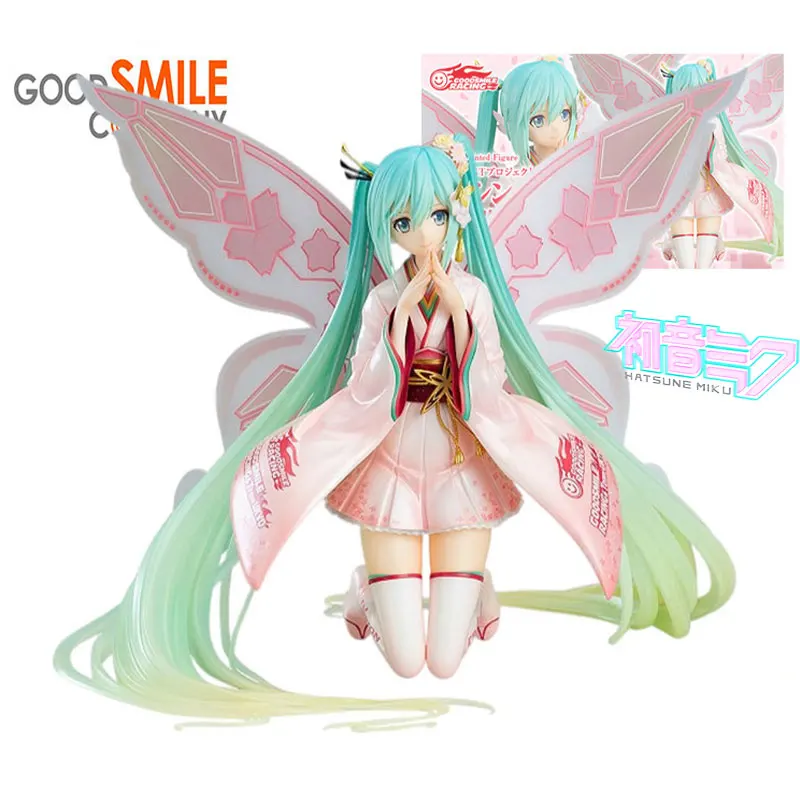 

GoodSmile Original In Stock Racing Miku Tony Hatsune Miku Sunny Kimono Anime Action Figures Model Christmas Gift Toys for Child