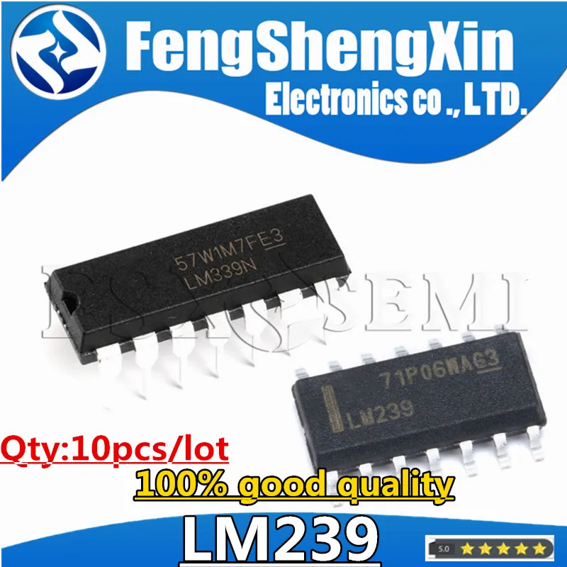10 шт./лот LM239 LM239DR LM239DR2G SOP-14 LM239N LM239 DIP-14 Одиночная поставка четырехъядерные компараторы