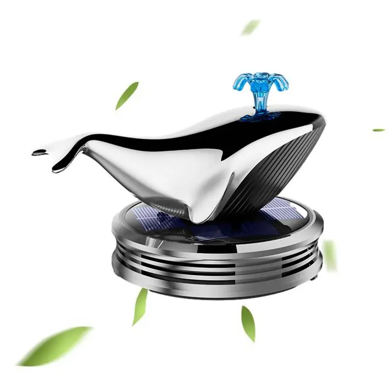 

Solar Car Fragrance Dolphin Design Car Air Freshener Solar Automatic Rotating Floating Car Aromatherapy Diffuse Interior Decor