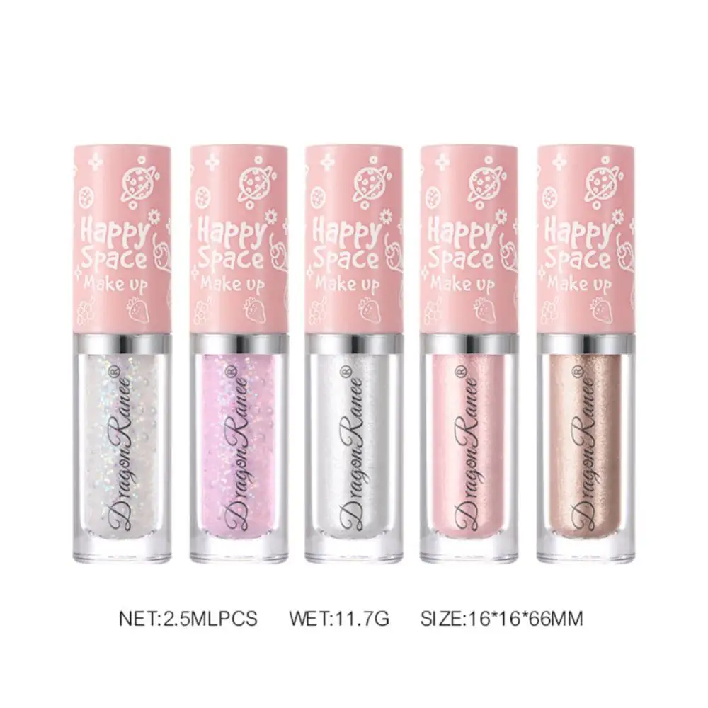 

8 Colors Glitter Liquid Eyeshadow Highlighter Eye Makeup Pearlescent Waterproof Easy To Color Eye Shadow Cosmetic Maquillaje
