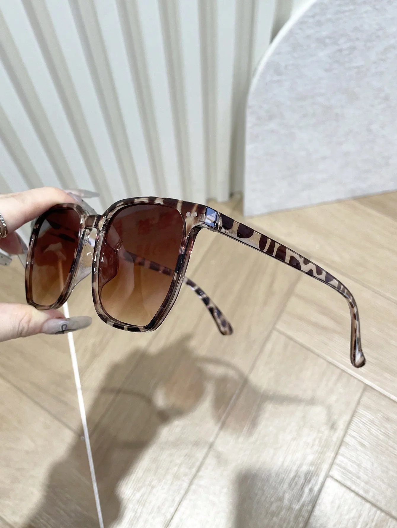 1 Шт. Винтажные Солнцезащитные Очки Унисекс В Стиле Бохо Разноцветные