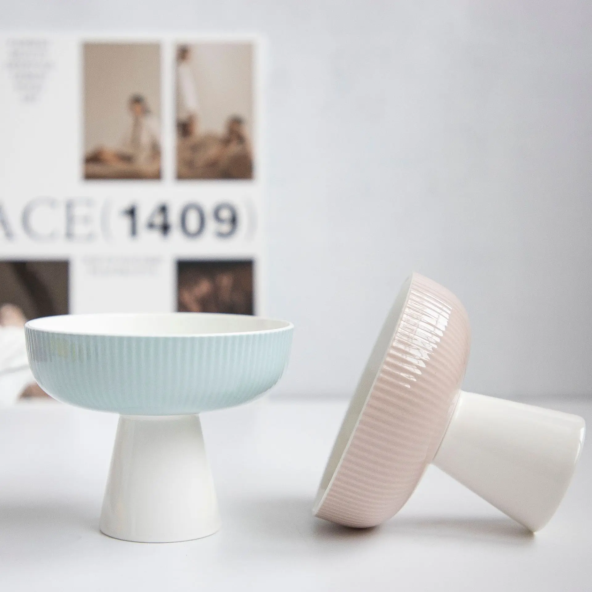 

Ice Cream Bowl Yogurt Pudding Bowl Dessert Cup Milk Shake Fruit Cup Nordic Style Creative Design Ceramic Kitchen Tableware