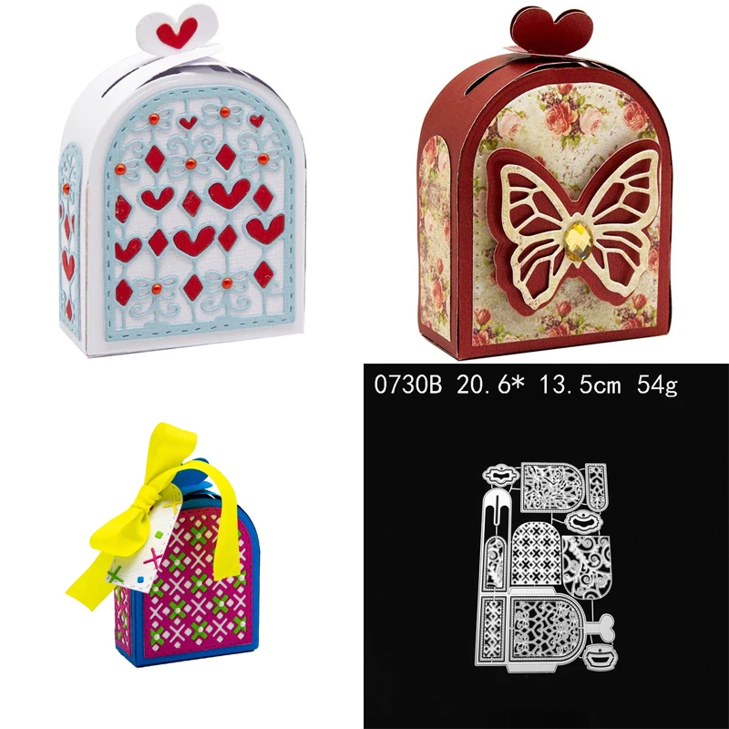 

2023 New Arrival Gift Box Die Various Big Box Metal Cutting Die DIY Scrapbooking Photo Album Decorative Embossing DIY Paper Card