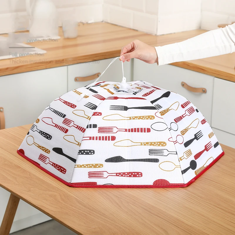 heat preservation for kitchen gadgets folding funnel vegetable cover kitchen tools accessories winter thermomix accesories table free global shipping