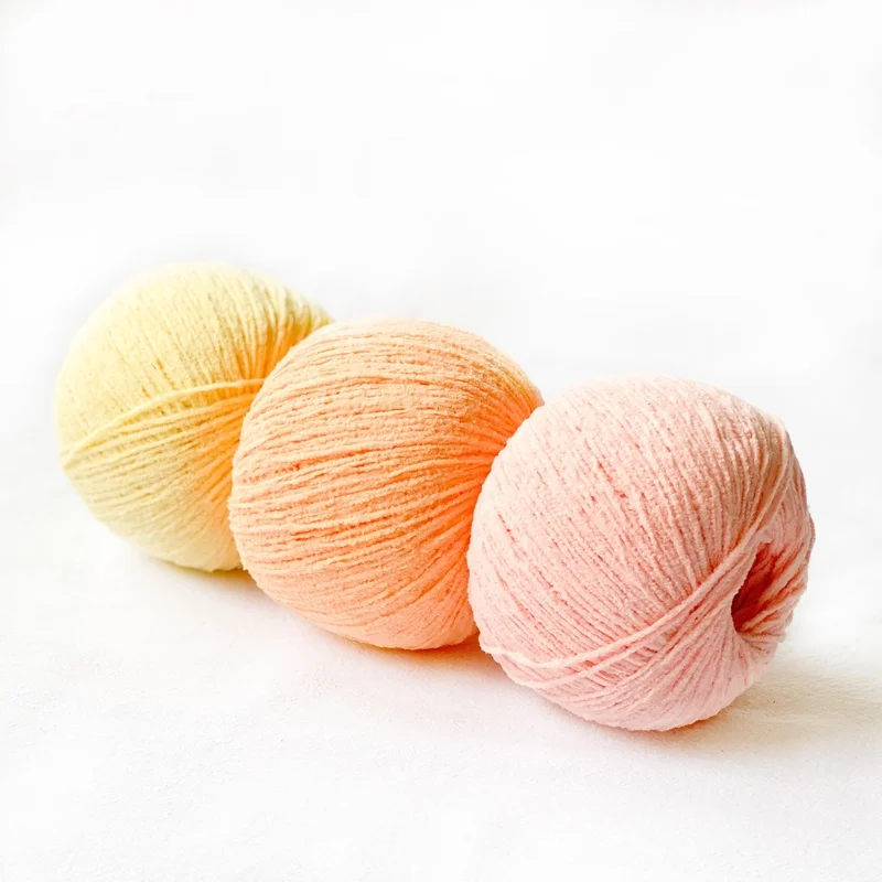 Пушистый хлопок 2 мм Очень Тонкая Синель матовая 50 г сделай сам ручная вязка кукла