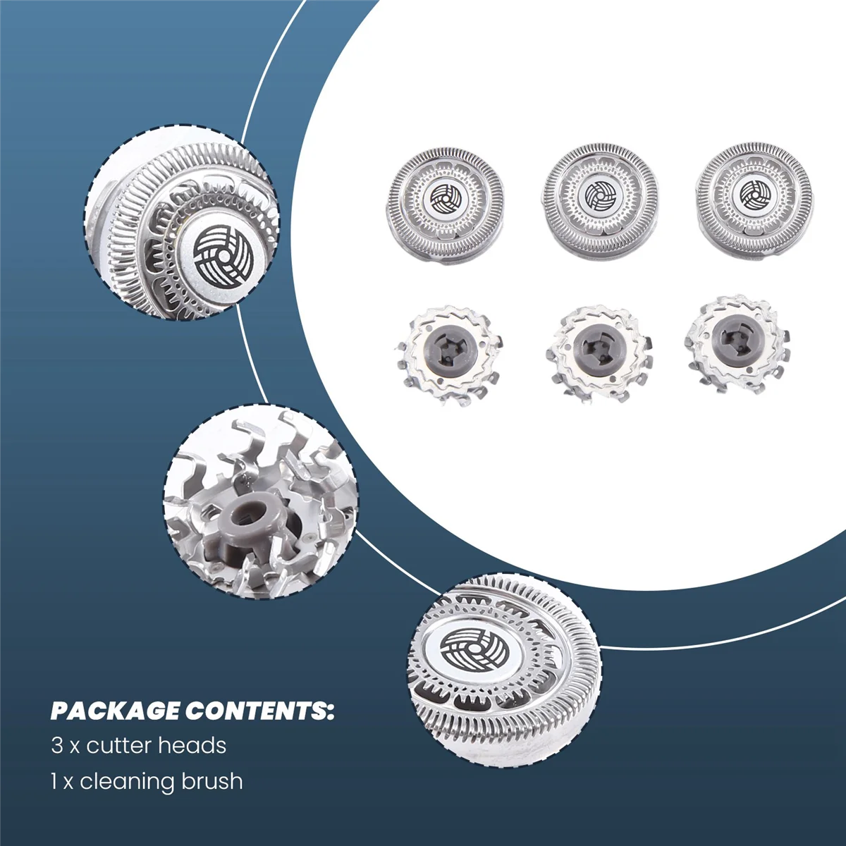 Сменные головки SH90 для бритв Philips Norelco серии 9000 S8950 SW9700 SW6700 сменные лезвия