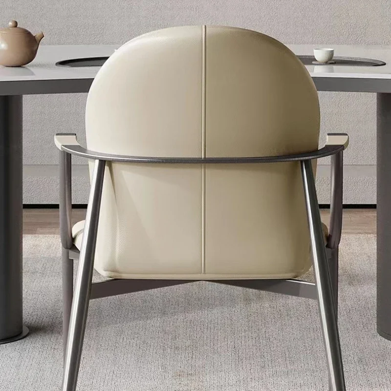 Металлический обеденный стул Regale с обивкой уникальный стояк удобные обеденные