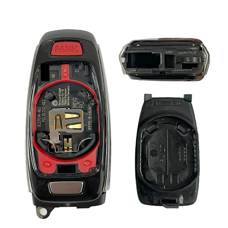 

CN 008127 MLB оригинальный 3 + 1 кнопка 434 МГц 5 м чип для Audi A8 2017-2021 смарт-ключ пульт дистанционного управления FCC ID 4N0 959 754 BF Keyless Go