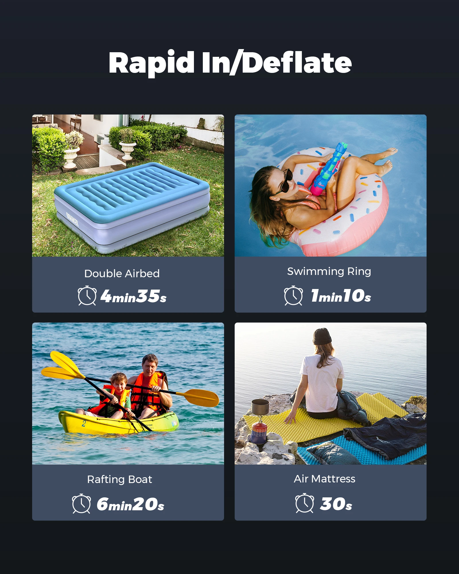 FLEXTAILGEAR MAX PUMP PLUS — портативный воздушный насос с аккумулятором емкостью 1600 мАч Type-C