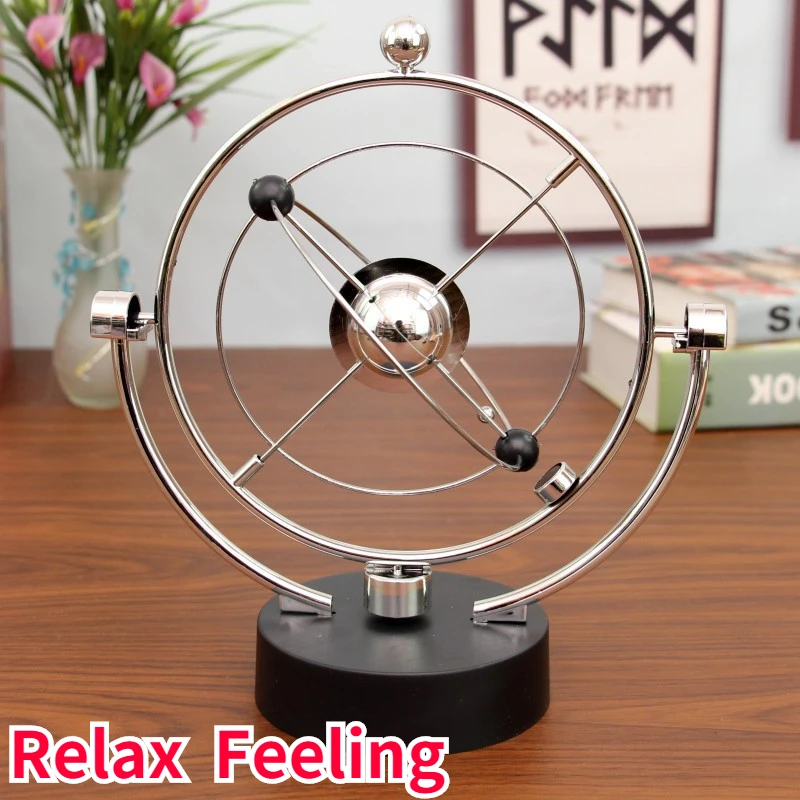 

Rotation Perpetual Motion Swing Celestial Newton Pendulum Balls Balance Ball Physical Science Tumbler Pendulum Home Decortion