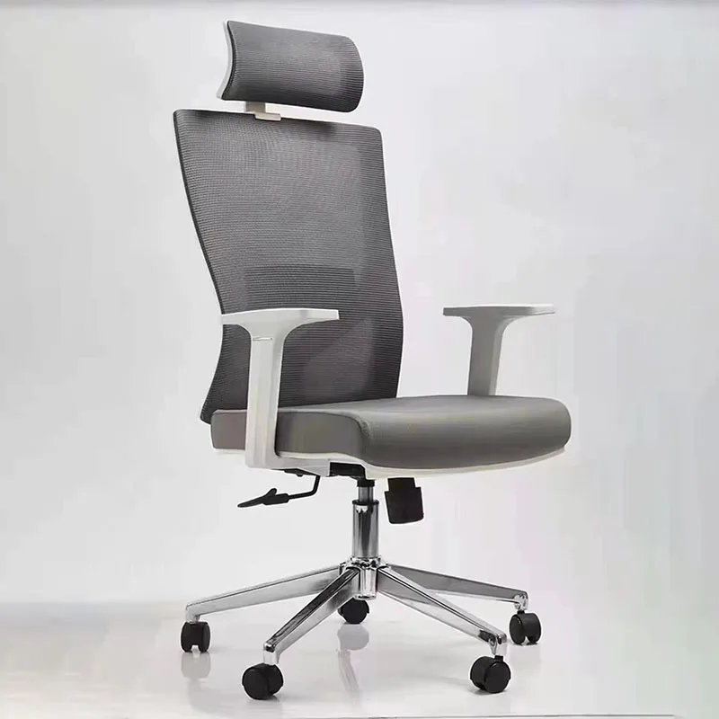

Modern Black Office Chair Neck Headrest Wheels Ventilated Reading Chair Nordic Comfy Fauteuil Ergonomique Garden Furniture Sets