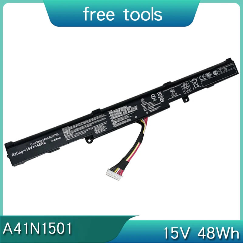 Новый аккумулятор для ноутбука A41N1501 15 В 48 Втч ASUS GL752JW GL752 GL752VL GL752VW N552 N552V N552VW N752 N752V