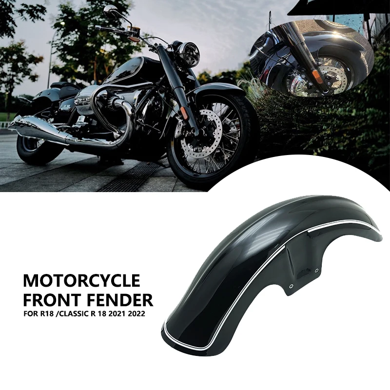 

New R18 Motorcycle Accessories Front Mudguard Splash Guard Fairing Front Wheel Fender Fit For BMW R 18 R18 Classic 2021-2022