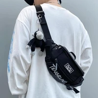 shoulder bag adjustable strap large capacity unisex waterproof scratch resistant waistbag for travel sports