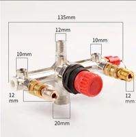 1pc psi small air compressor pressure switch control adjustable air regulator valve compressor four holes
