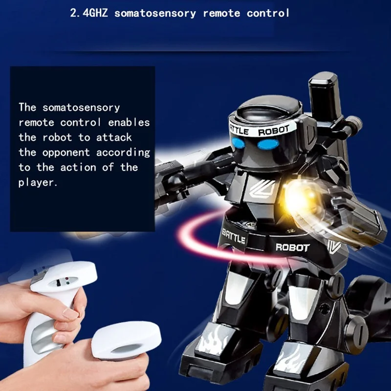 RC Fighting Robot Toy Robots Cool Stuff Funny Electric Toys Sensory Remote Control Robotic Fight Boxin for Kids Boys |