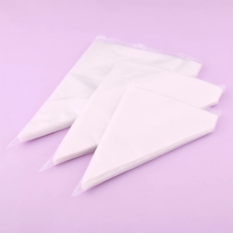

100pcs Disposable Candy Pastry Piping Bag Cake Decoration Environmental Protection Pe Squeeze Bag Cake Tool Cake cooking gadgets