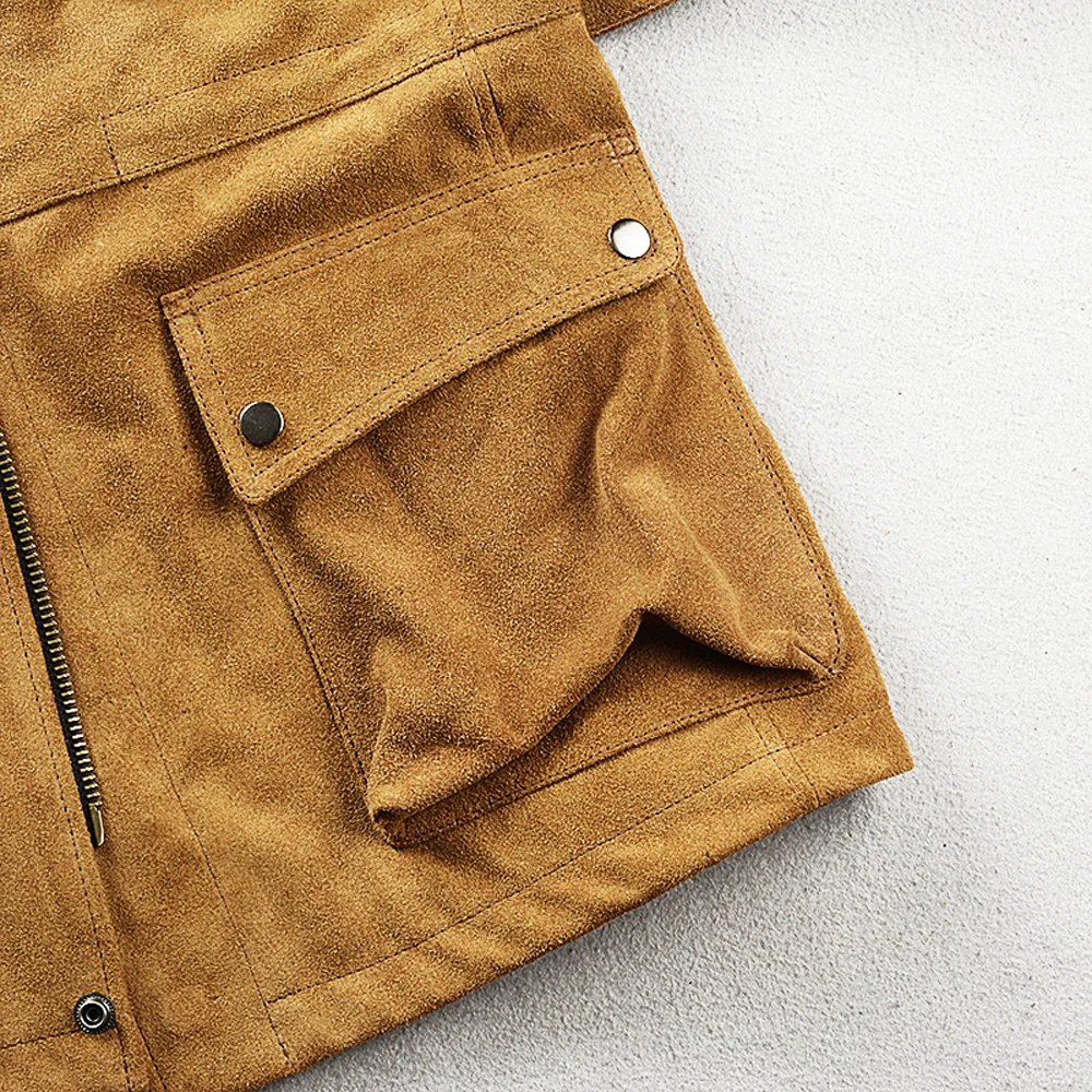 Тренчкот M65 мужской из воловьей кожи куртка натуральной одежда для охоты