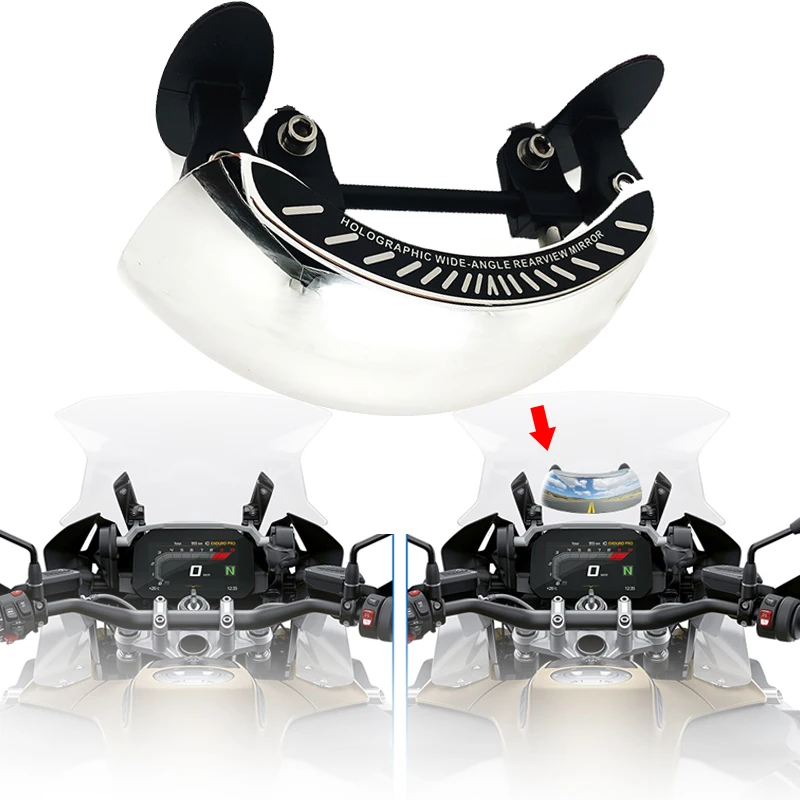 

Motorcycles Wide Lens Rear View 180 Degree Safety Rearview Mirrors For BMW R1200GS R 1200 R1200 GS 1200 GS1200 LC Adventure ADV