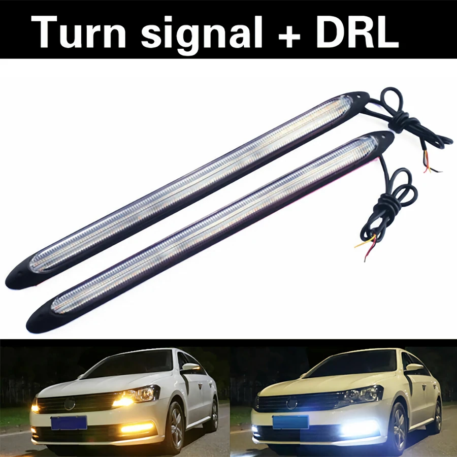 

Светодиодные дневные ходовые огни для автомобиля, 2 шт.