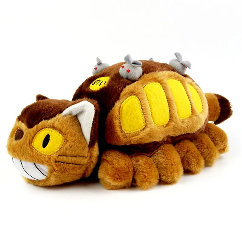 

Miyazaki Hayao Studio Cartoon Animation Bus Totoro Doll Soft Plush Animal Toys Stuffed Totoro Bus Pendant Gift for Kids