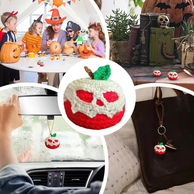 Вязаная крючком тыква в деревенском стиле тыквы с черепом доме декоративная
