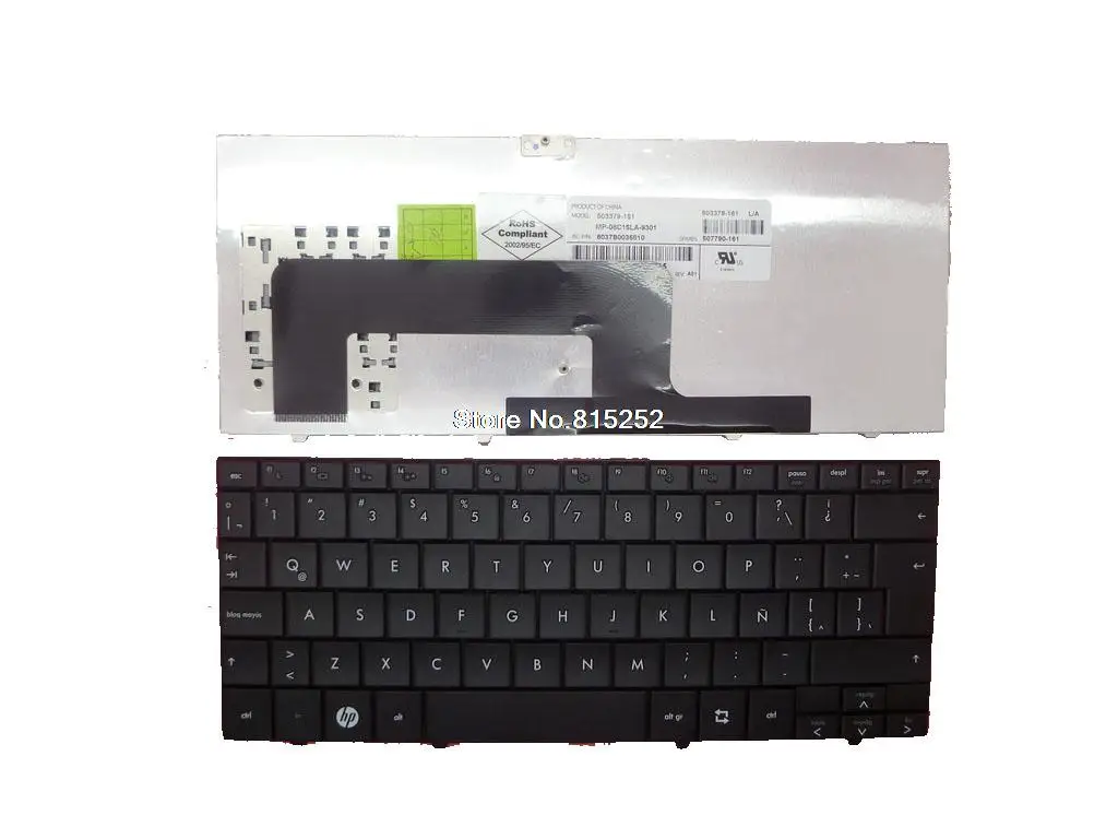 Клавиатура для ноутбука HP MINI1000 MINI700, Черная Женская, 503379-161, Латинская Америка, ла/Великобритания, Великобритания/США 503379-001