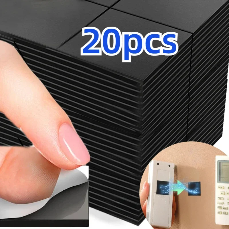 ity 20 SZTUK kwadratowych arkuszy magnetycznych Samoprzylepne magnesy Miękki arkusz magnetyczny do domowego biura Elastyczne naklejki Rzemiosło