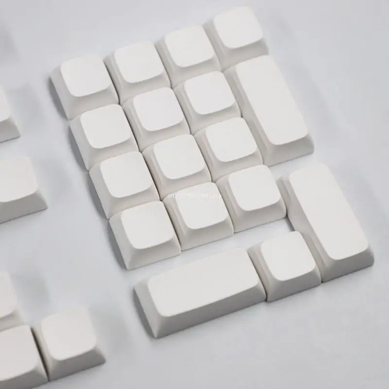 Пустые колпачки для ключей XDA толстые PBT DyeSub механической клавиатуры с 134