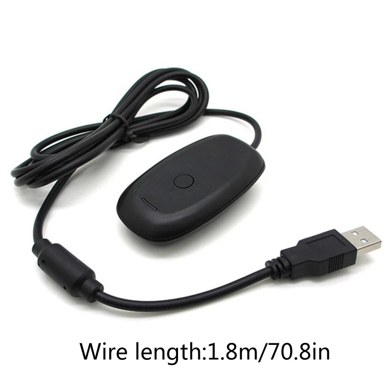 R91A PC Wireless Receiver Adapter for microsoft Xbox 360 Controller Gaming USB Compatible with Windows XP/7/8/10 |