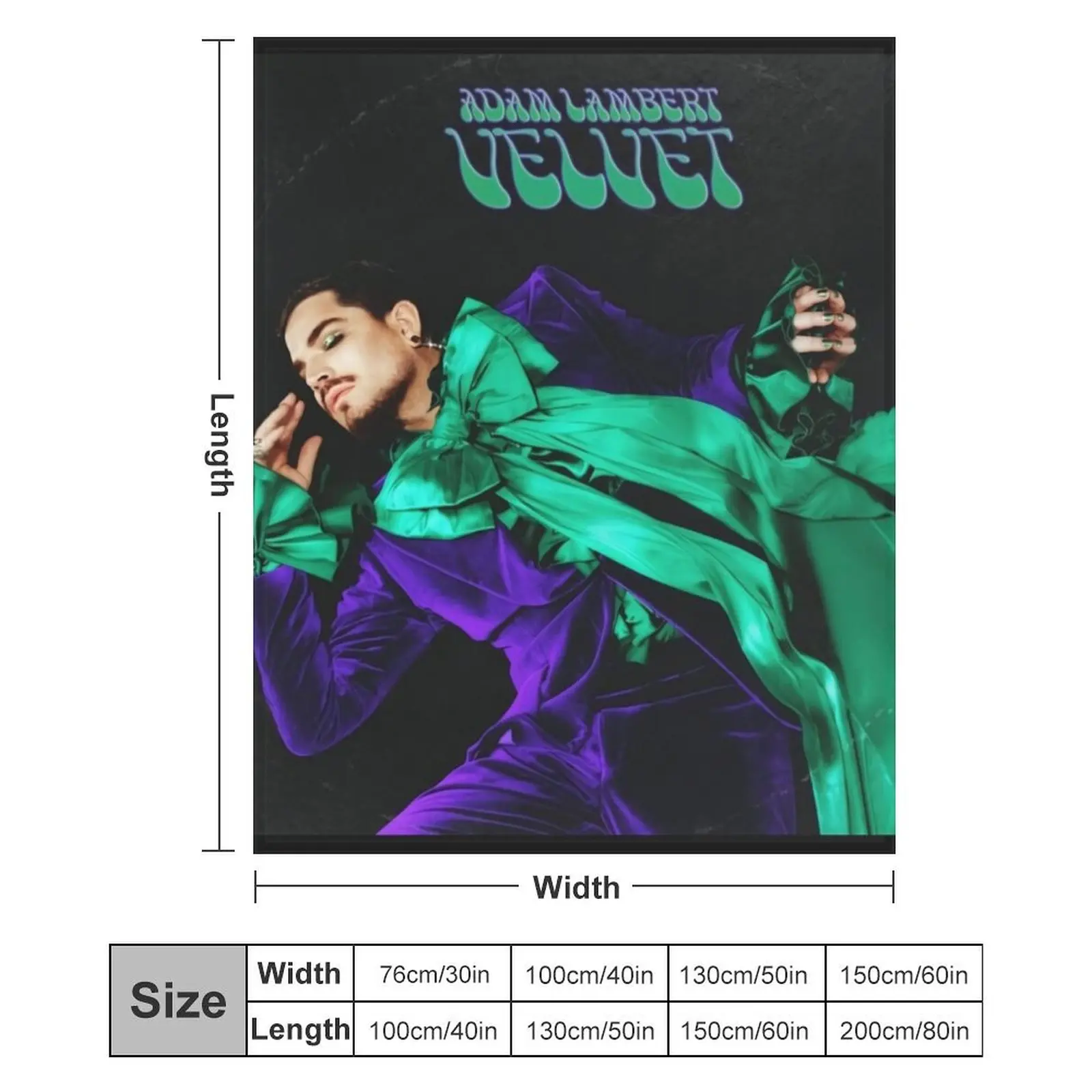 Адам Ламберт Рибон Плед Мягкие Кровати Тонкие Одеяла