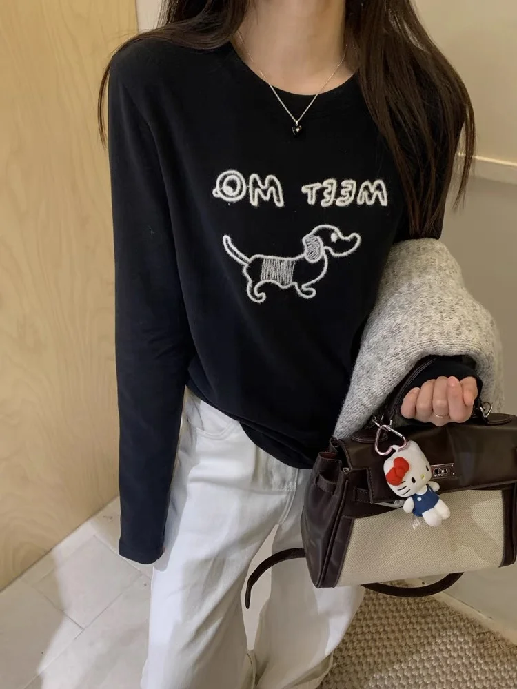 Маленькая версия шлифовальная рубашка с длинными рукавами женская осень и зима