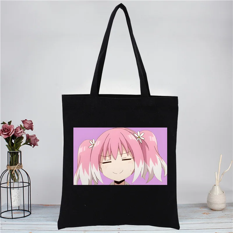 Женская Холщовая Сумка-тоут Munou черная большая Повседневная без бретелек для