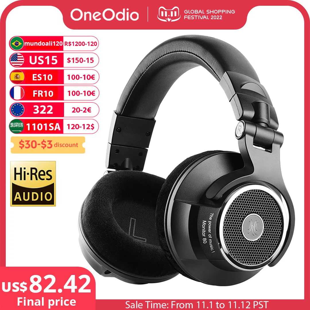 Najtaniej Oneodio Monitor 80 Bez Pleców Słuchawki Przewodowe Słuchawki Na Ucho 250Ω Audiophile Słuchawki Z Hi-res Audio Profesjonalne Studio Zestaw Słuchawkowy Ceny Oneodio Monitor 80 Bez Pleców Słuchawki Przewodowe Słuchawki Na Ucho 250Ω Audiophile Słuchawki Z Hi-res Audio Profesjonalne Studio Zestaw Słuchawkowy