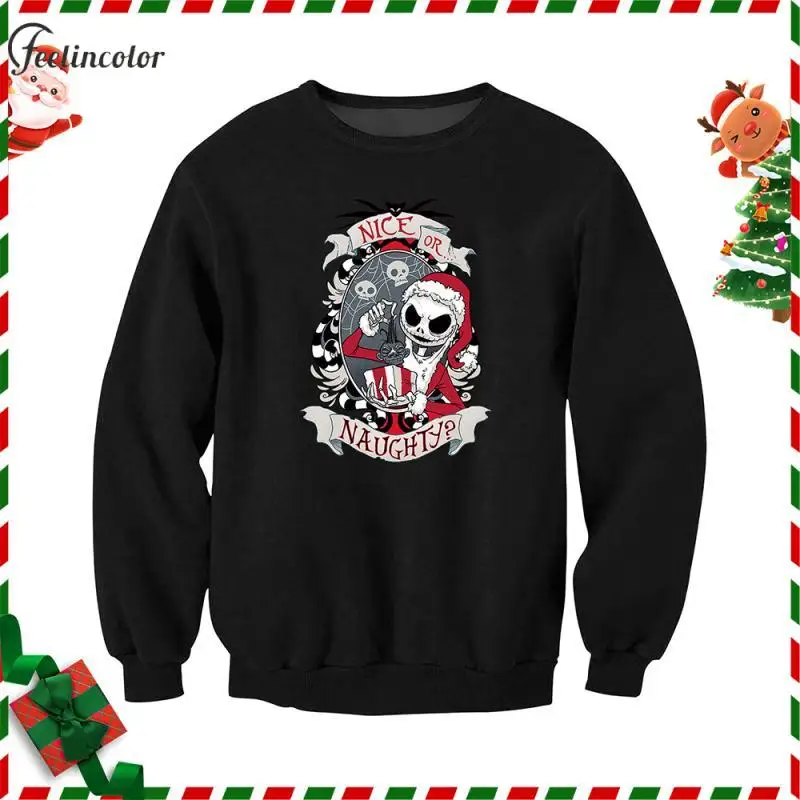 Рождественские толстовки с рисунком Трампа для мужчин пуловер 3D принтом