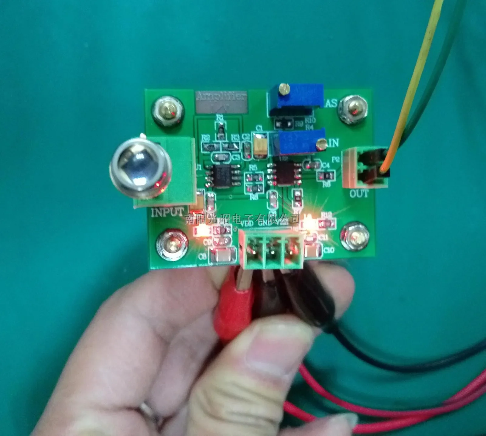 PIN кремниевый фотодиод фотоэлемент I/V фотоотвертер для усиления напряжения