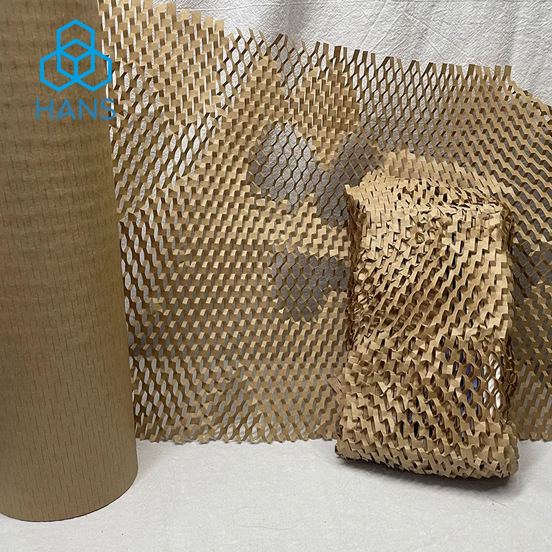 Pallet Wrapping Honeycomb Gift Using