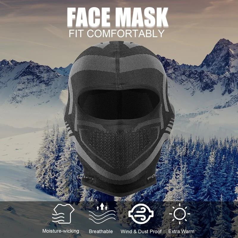 Balaclava Ski Cap Windproof Dustproof Thermal Face Cover In Winter for Outdoor Skiing Snowboarding Motorcycling Tactical Hood enlarge