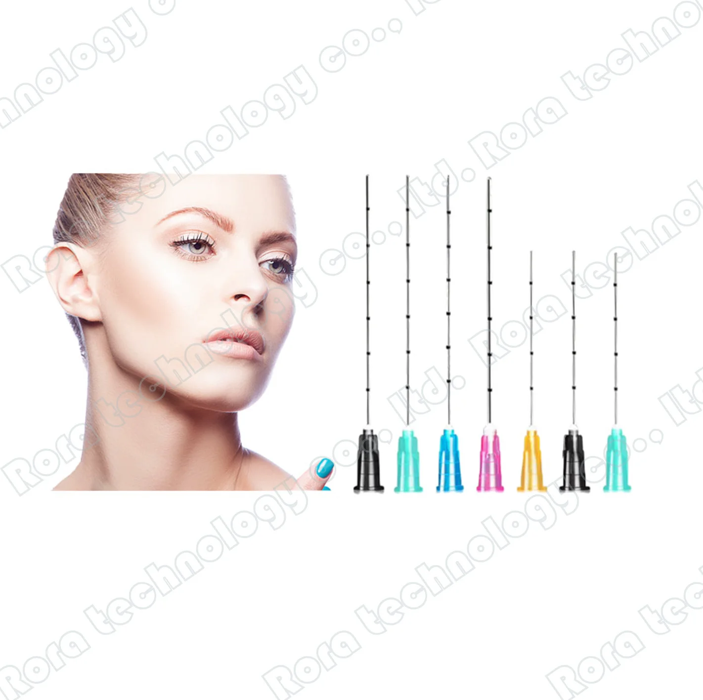 

20pcs Medical Sterile microcannula Blunt Tip Micro Cannula Needle for Injectable Hyaluronic Acid Fillers