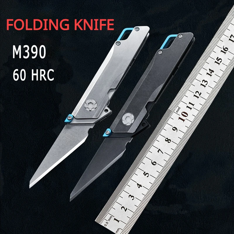 

M390 Steel Ball Bearing Outdoor Camping Folding Knife Hunting Survival Mini Pocket Fruit Knife Tactical Knives EDC Sharp Tools