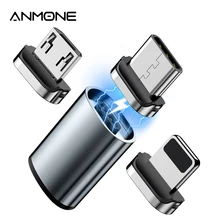 Type C Micro USB Cable Convert Plug Magnetic Cable Adapter Magnetic Charger Cable Connector Mobile Phone Charging Converter