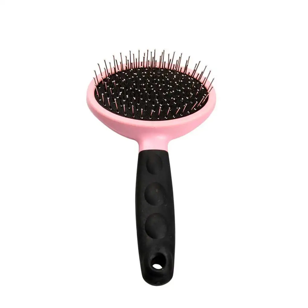 

Профессиональная расческа для домашних животных, массажная расческа для кожи головы, расческа для волос с ручкой, портативный карманный инструмент для ухода за домашними животными