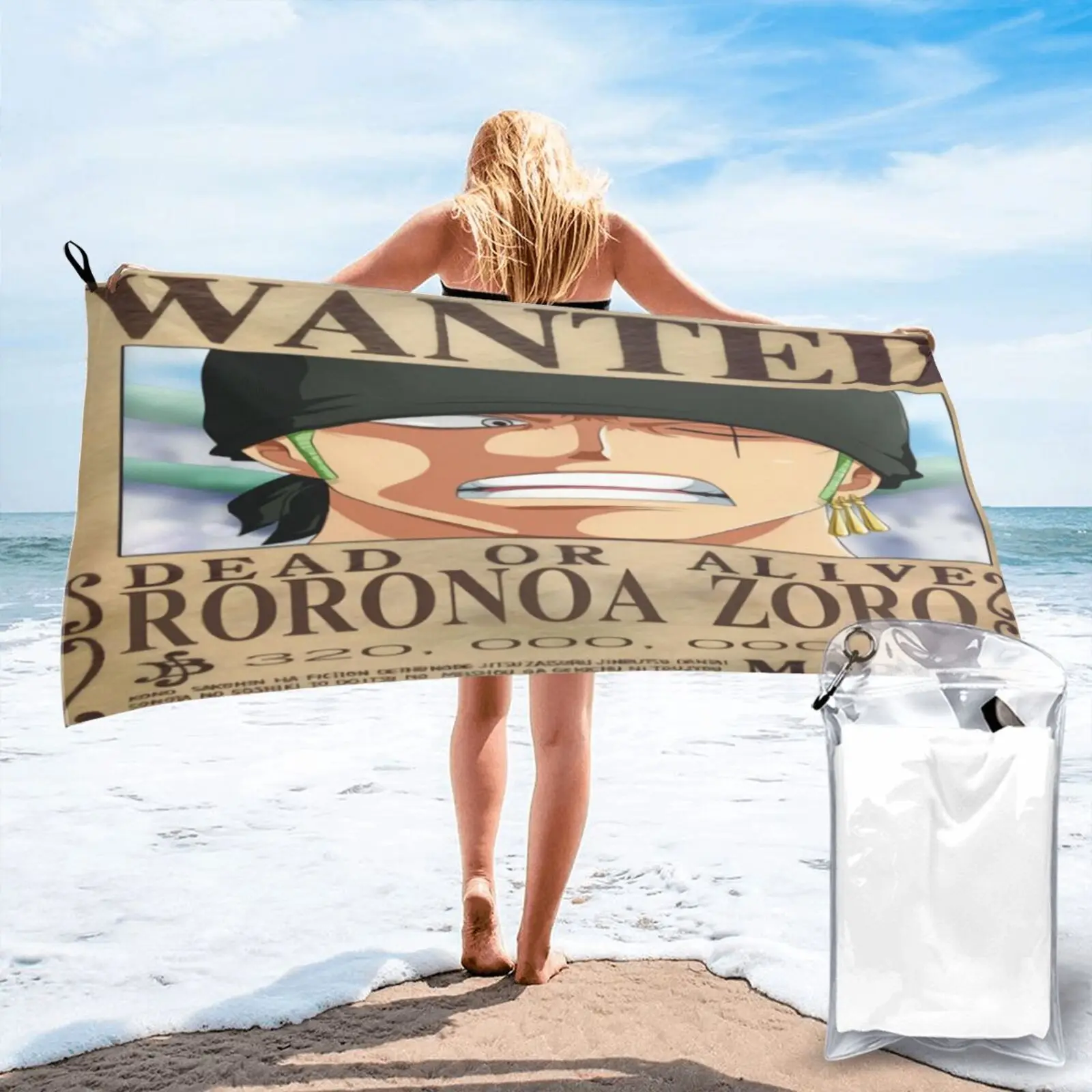 

Необходимое полотенце Roronoa Zoro, полотенце для волос, полотенце для кухни, халат, женский халат, Женский комплект мебели для ванной комнаты, по...