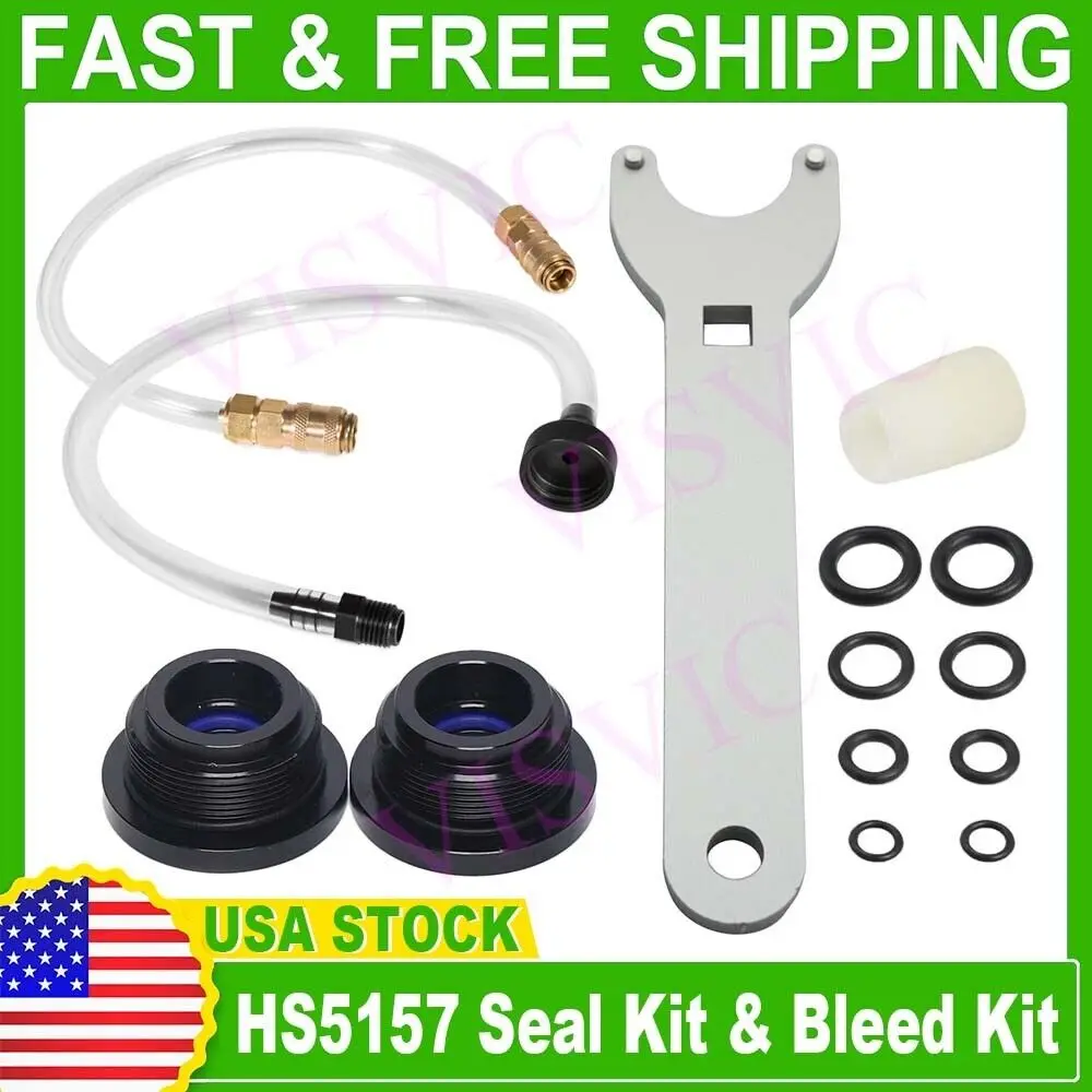 

Bleed Kit & HS5157 Hydraulic Steering Cylinder Seal Kit For Seastar, Uflex